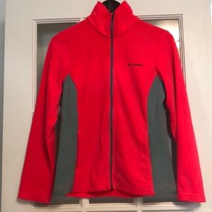Columbia hot pink fleece xsmall